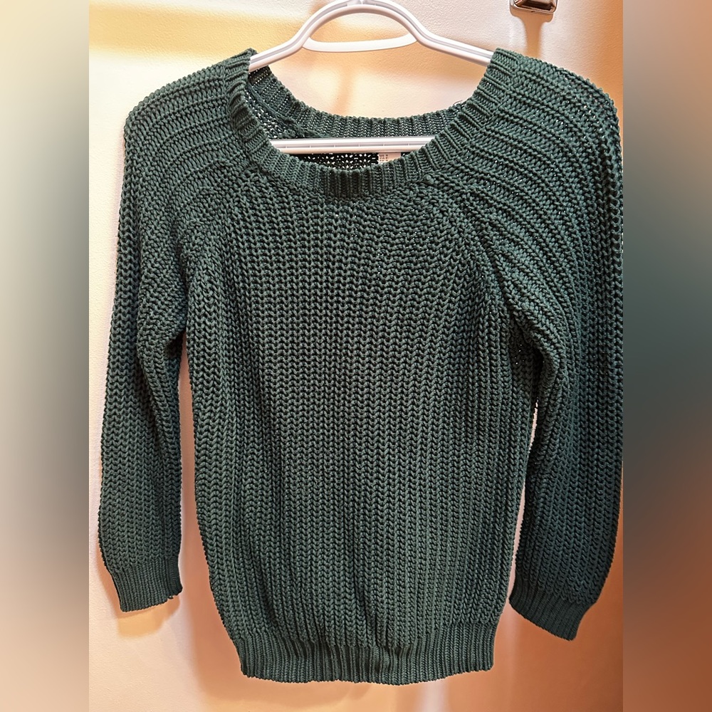 Forever 21 green sweater